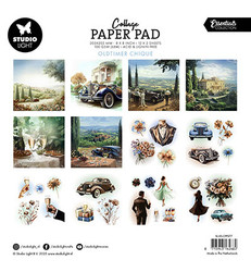 Studio Light Collage Paper -paperipakkaus Oldtimer Chique, 8