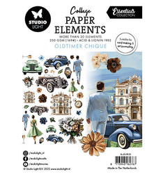 Studio Light  Paper Elements -leikekuvat Oldtimer Chique
