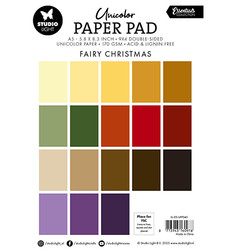 Studio Light Unicolor -paperipakkaus Fairy Chistmas, A5