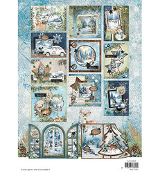 Studio Light Essentials Card Making -paperipakkaus, Winter Wonderland