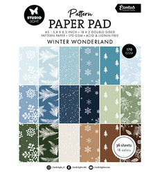 Studio Light Pattern -paperipakkaus Winter Wonderland, A5