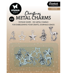 Studio Light -metallikoristeet Winter, Vintage Silver