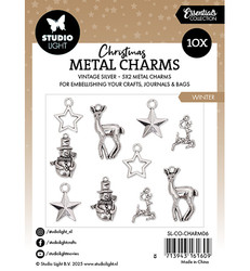 Studio Light -metallikoristeet Winter, Vintage Silver