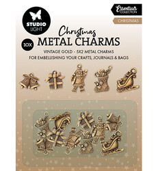 Studio Light -metallikoristeet Christmas, Vintage Gold