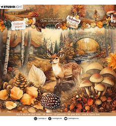 Studio Light Collage Paper -paperipakkaus Autumn In the Woods, 8