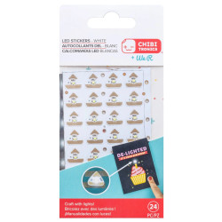 We R Chibitronics LED Circuit Lights White, LED-valot, 24 kpl