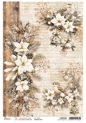 Ciao Bella riisipaperi White Poinsettia