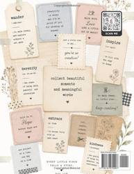 Maremi's Small Art kirjanen Junk Journaling Words