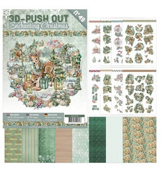 3D-Push Out -kirja Enchanting Christmas