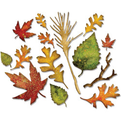 Sizzix Thinlits by Tim Holtz stanssi Fall Foliage