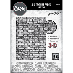 Sizzix Tim Holtz 3D Texture Fades kohokuviointikansio Brickwork Large