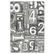 Sizzix Tim Holtz 3D Texture Fades kohokuviointikansio Numbered Large