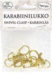 Karabiinilukko, Kulta, 5 kpl