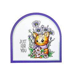 Studio Light Essentials leimasin Floral Cat