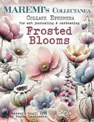 Maremi's Small Art Collage Ephemera -kirjanen Frosted Blooms