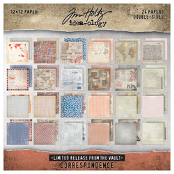 Tim Holtz Idea-ology paperikko Correspondence from the Vault, 12