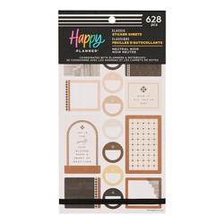 Mambi Happy Planner Value Pack -tarrapakkaus Neutral Noir