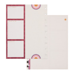 Mambi Classic Filler Paper paperipakkaus, Horizon Lines, folded