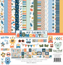 Echo Park My Favorite Monster -paperipakkaus, 12