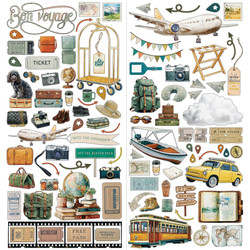 49 and Market Laser Cut Outs -leikekuvat Travel Diaries