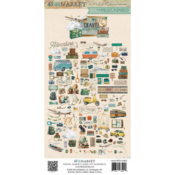 49 and Market Laser Cut Outs -leikekuvat Travel Diaries