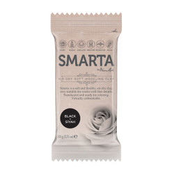 Smarta Air Dry Soft Modeling Clay, kevytsavi, musta, 100 g