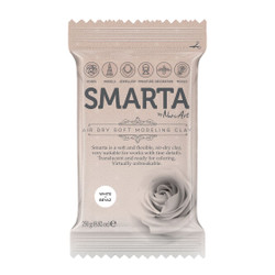 Smarta Air Dry Soft Modeling Clay -massa, valkoinen, 250 g
