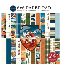 Carta Bella National Parks no. 2 -paperipakkaus, 6