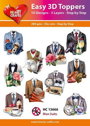 Valmiiksi leikattuja 3D kuvia, Men Suits