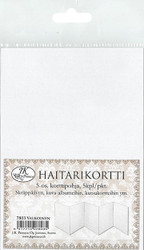 Haitarikortti, Helmiäisvalkoinen, 5 kpl