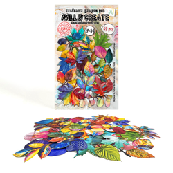 Aall & Create Ephemera die-cut leikekuvat Vibrant Leafscape