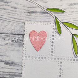 Gummiapan stanssi Small Heart Tag