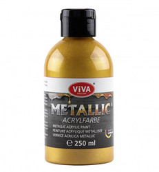 Viva Decor Metallic Acrylic Paint -akryylimaali, sävy Gold