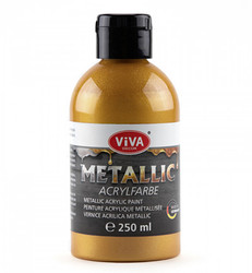 Viva Decor Metallic Acrylic Paint -akryylimaali, sävy Red Gold