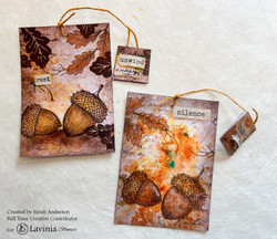 Lavinia Stamps leimasin White Oak Leaf