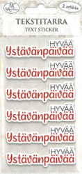 Tekstitarra Hyvää Ystävänpäivää