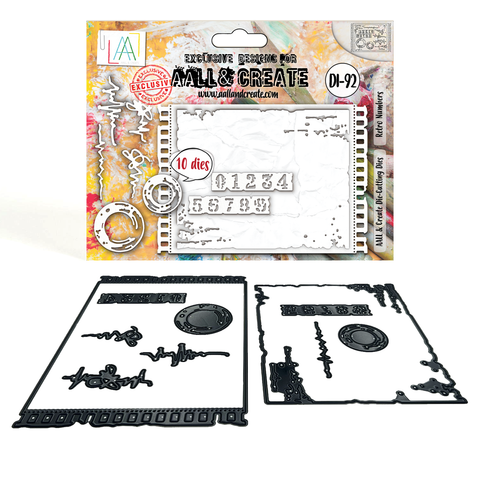 AALL & Create stanssi Retro Numbers