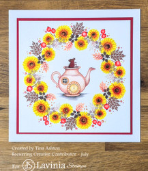 Lavinia Stamps leimasin Red Oak Leaf