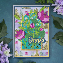 Käsitellen Hot Foil -kuviolevy Onnea