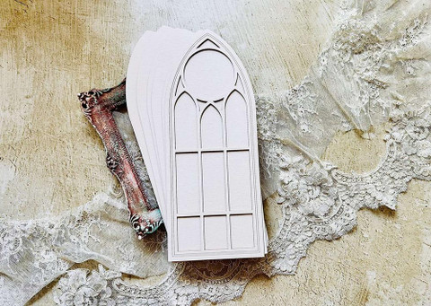 Alchemy of Art Chipboard Album Base, The Legends Of The Dragons, Window