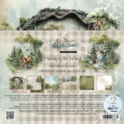 Alchemy of Art paperipakkaus Friends of the Forest, Double, 8