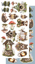 Alchemy of Art paperipakkaus Friends of the Forest Junk Journal, Double, 6