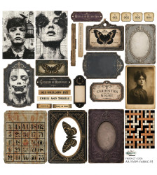 Alchemy of Art Fabric Extras to Cut kangas-arkki Halloween Palette 01