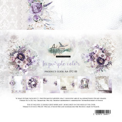 Alchemy of Art paperipakkaus In Purple Color, 8