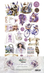 Alchemy of Art paperipakkaus In Purple Color, 6