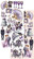 Alchemy of Art paperipakkaus In Purple Color, 6