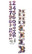 Alchemy of Art kuva-arkki In Purple Color 01, 30 x 5 cm