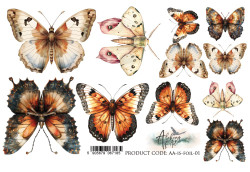 Alchemy of Art Transparent Foil -kalvo In Silence, Butterflies