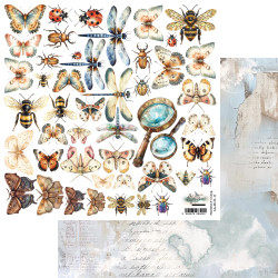 Alchemy of Art skräppipaperi Memory of Spring, Butterflies