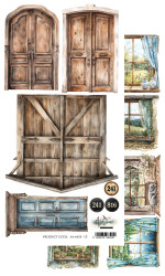 Alchemy of Art kuva-arkki Memory of Spring, Doors & Windows, 6